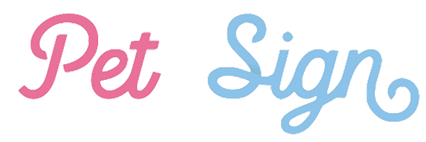 Pet Sign